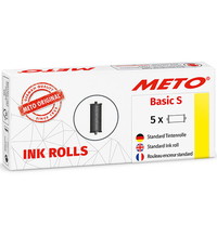 Meto farverulle t/Basic & Arrow S sort 5stk