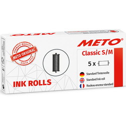 Meto farverulle t/Classic & Proline S/M sort 5stk