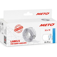 Meto køle- og fryseetiketter 19x32mm hvid 5rl