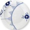 Royal Copenhagen Blå Mega Riflet fad 33cm