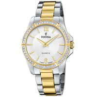 Festina Mademoiselle dameur Ø34,6mm sølv/guld