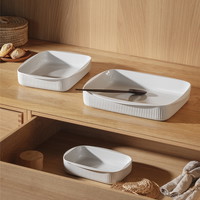 Eva Trio Legio Nova ovnfaste fade hvid 3stk