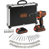 Black+Decker slagboremaskine m/tilbehør