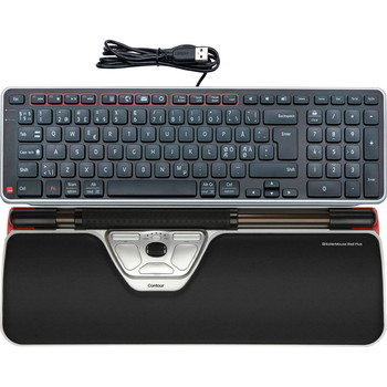 Contour RollerMouse Red Plus & Balance tastatur kablet