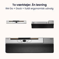 Contour Go RollerMouse & Go Dock håndledsstøtte