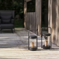 Villa Collection Ancona lanterne 62,7xØ23cm sort