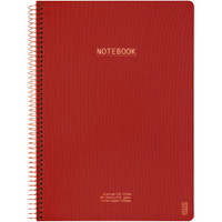 Kozo Premium notesbog 100g A5 linjeret rød
