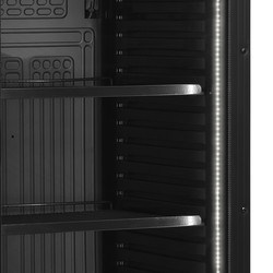 Tefcold CEV425CP flaskekøleskab m/lystop 372L sort