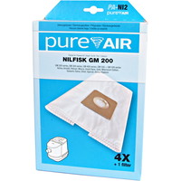 PureAir støvsugerposer NI2 t/Nilfisk GM200-599