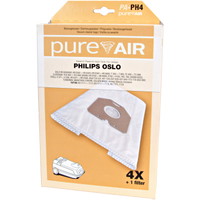 PureAir PH4 støvsugerposer t/Philips Oslo/Classique/Visio