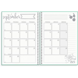 Burde 2025 25227100 Doodle II ugekalender A5 21,5x16cm