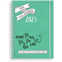 Burde 2025 25227100 Doodle II ugekalender A5 21,5x16cm