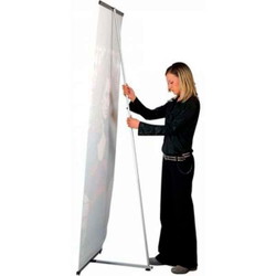 Quick L-banner enkeltsidet 60x200cm alu