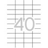 Apli adresseetiket 52,5x29,7mm permanent 100ark
