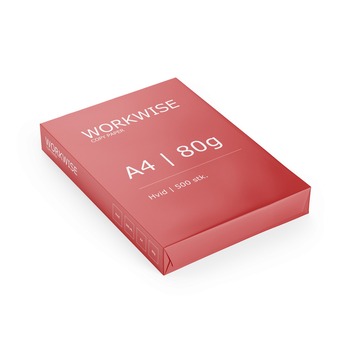 5 x WorkWise Allround 80 A4 hvid 500ark