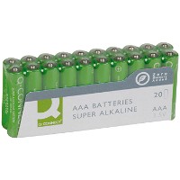 Q-connect Super Alkaline AAA batterier 20 stk