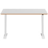 Hævesænkebord hvid stel 80x120cm hvid laminat