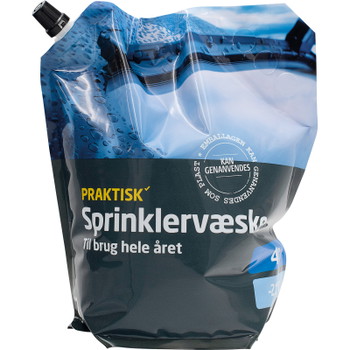 Praktisk helårssprinklervæske -21 grader 4L