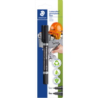 Staedtler Lumocolor Duo 348 permanent marker 0,6/1,5mm sort