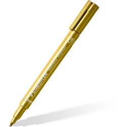 Staedtler 8323 marker 1-2mm metallic guld/sølv/hvid