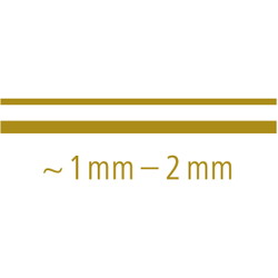 Staedtler 8323 marker 1-2mm metallic guld/sølv/hvid