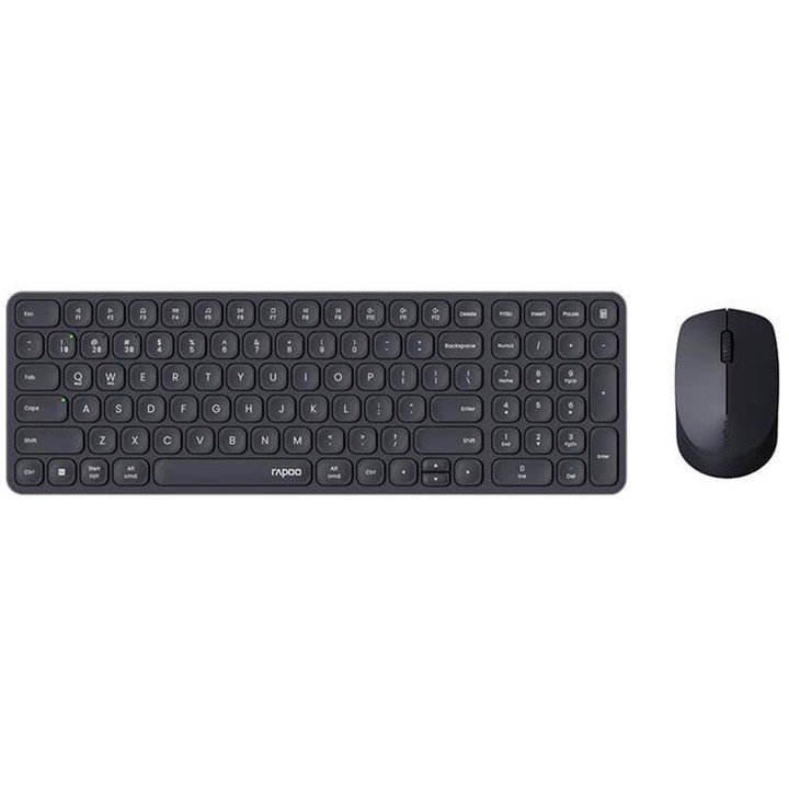 RAPOO 9310M tastatur og mus trådløs sort