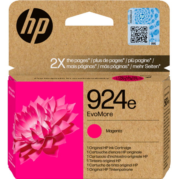 HP 924e blækpatron magenta 800ark