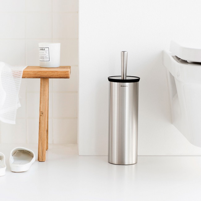 Brabantia toiletbørste mholde matt steel 12,5x11,5x43cm