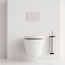 Brabantia toiletbørste mholde matt steel 12,5x11,5x43cm