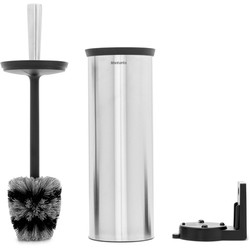 Brabantia toiletbørste mholde matt steel 12,5x11,5x43cm