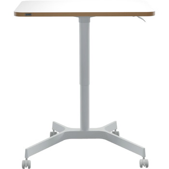 Leitz Ergo hævesænkebord manuelt 80x60cm hvid