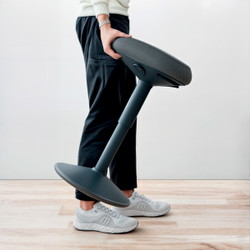 Leitz Active ståstol 61cm mørkegrå