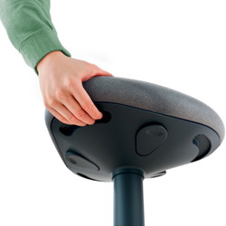 Leitz Active ståstol 61cm mørkegrå