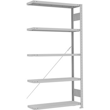 META Quick S3 reol tilbygningsfag 5 hylder 50x100x200cm