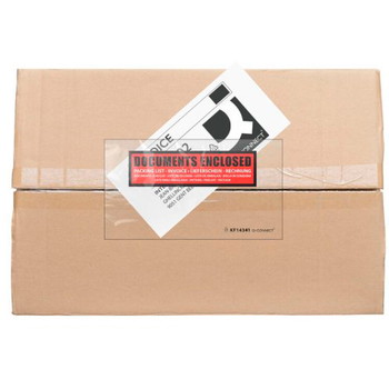 Q-connect følgeseddellommer tryk C65 111x230mm 1000stk