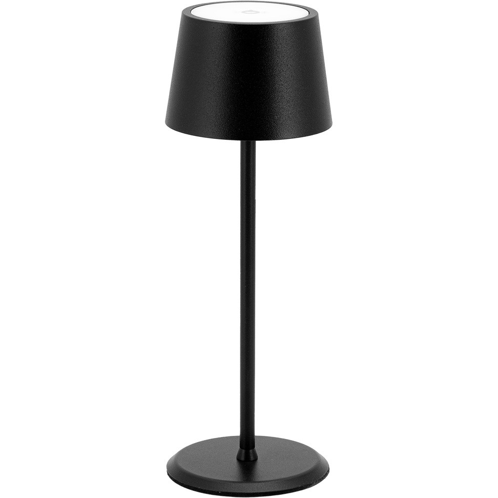 Securit Monte-Carlo LED-bordlampe trådløs sort
