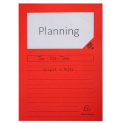 Omslag 130g A4 rød 100stk