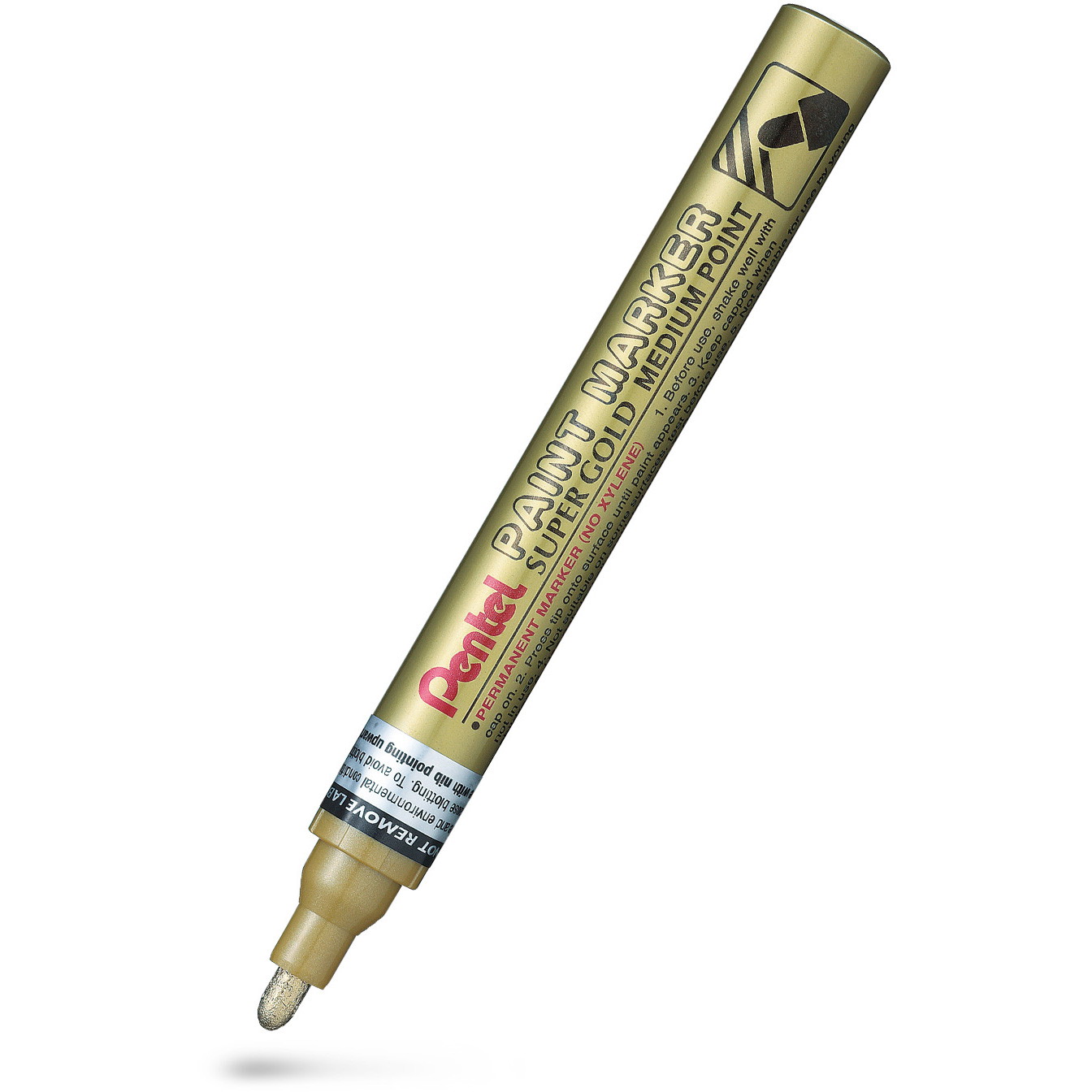 12 x Pentel MMP10 permanent paintmarker 2,3mm guld