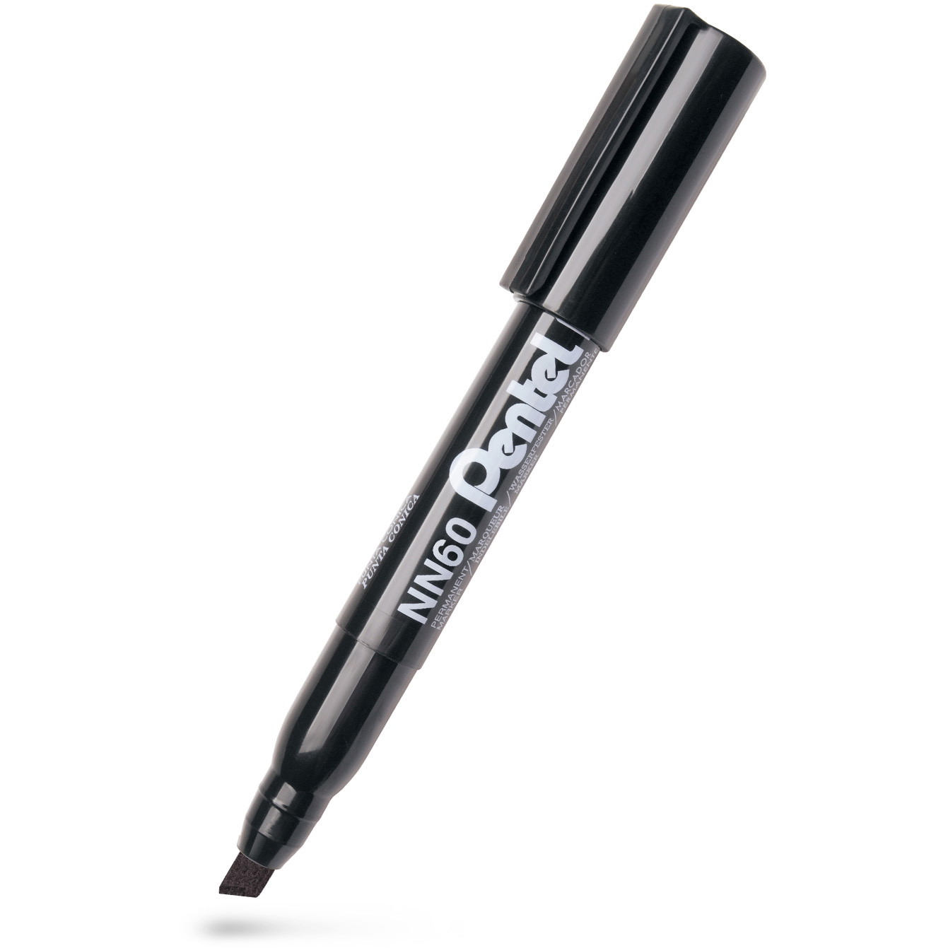 12 x Pentel NN60 permanent marker 2-3mm sort
