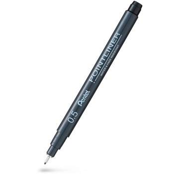 Pentel S20P fineliner 0,5mm sort