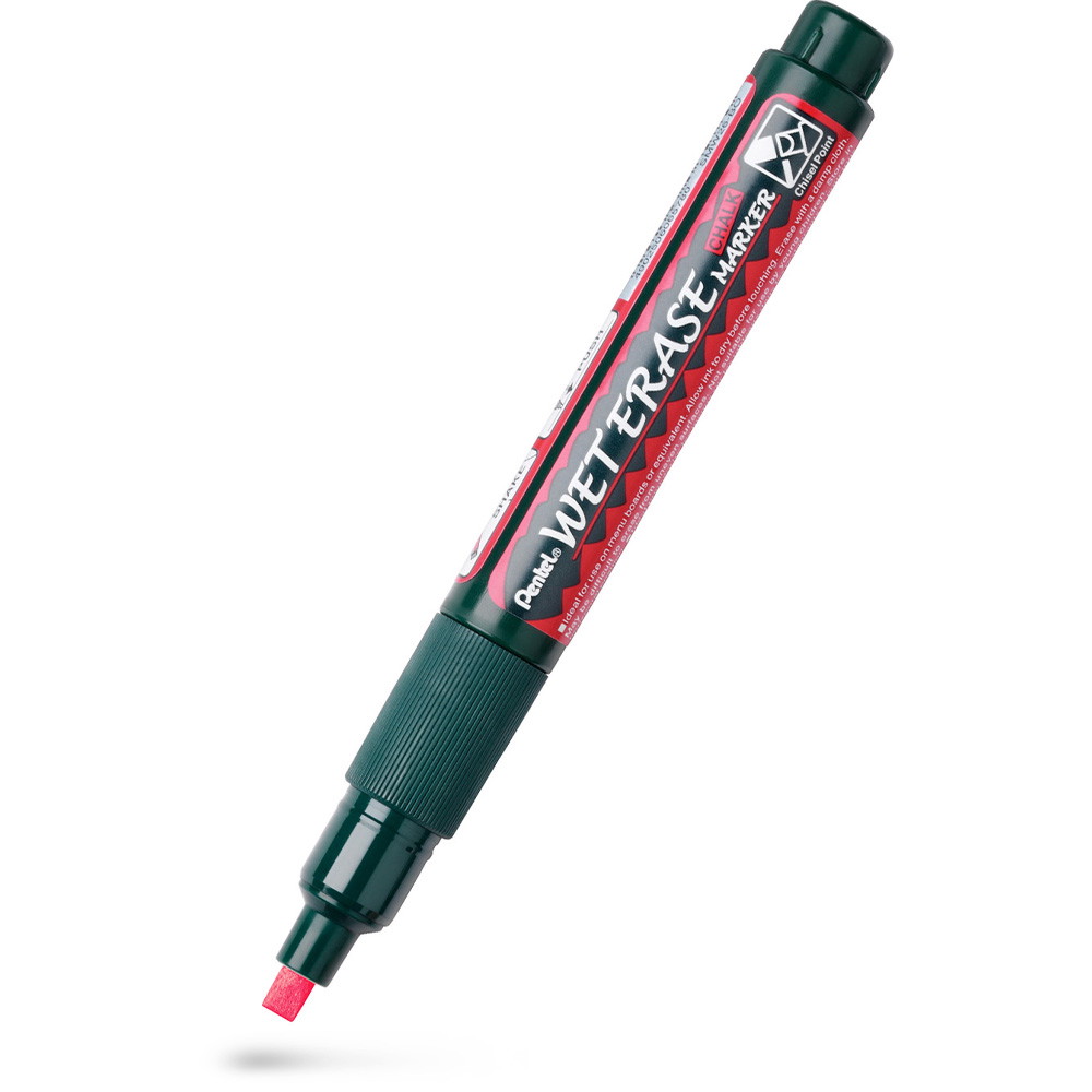 12 x Pentel SMW26 Wet kridtmarker Rød 2-4 mm