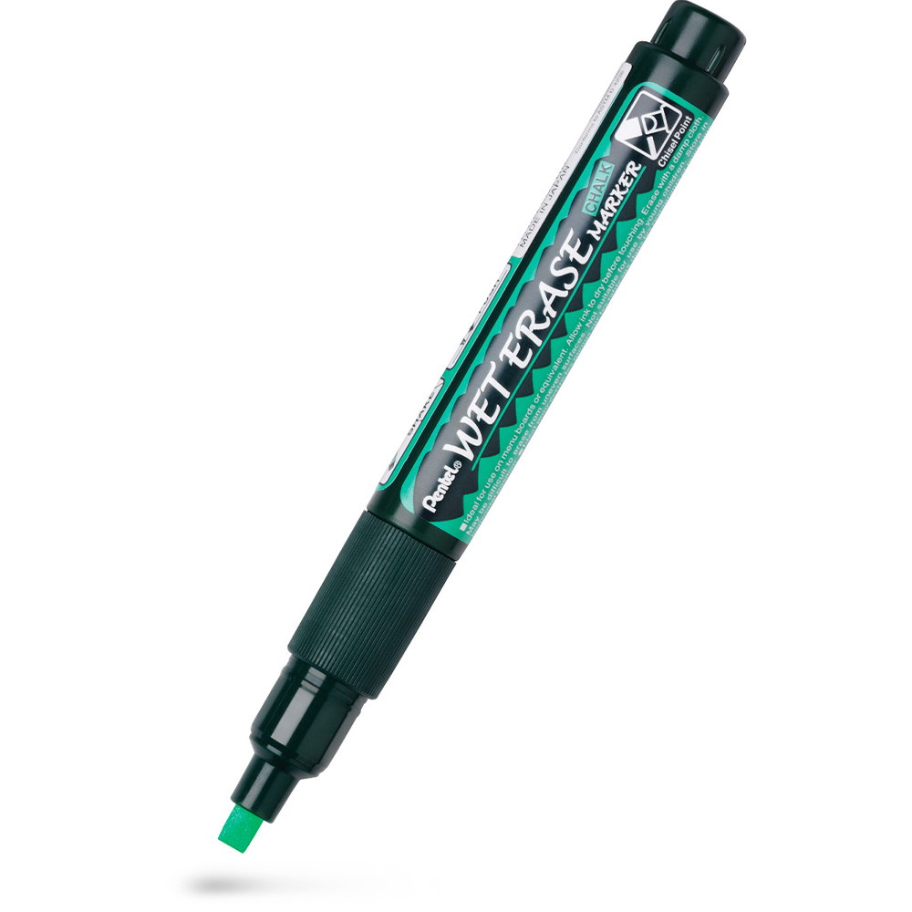 12 x Pentel SMW26 Wet Erase kridtmarker 2-4mm grøn