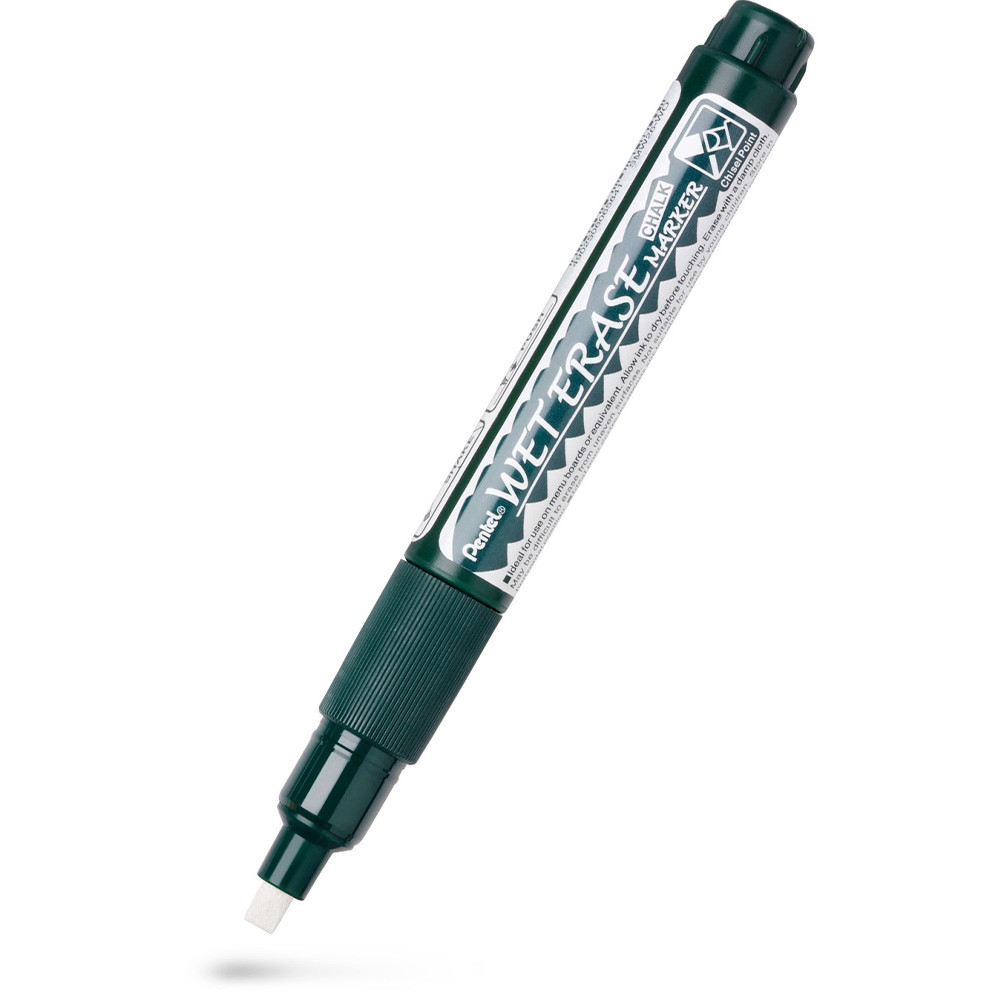 12 x Pentel SMW26 Wet Erase kridtmarker 2-4 mm hvid