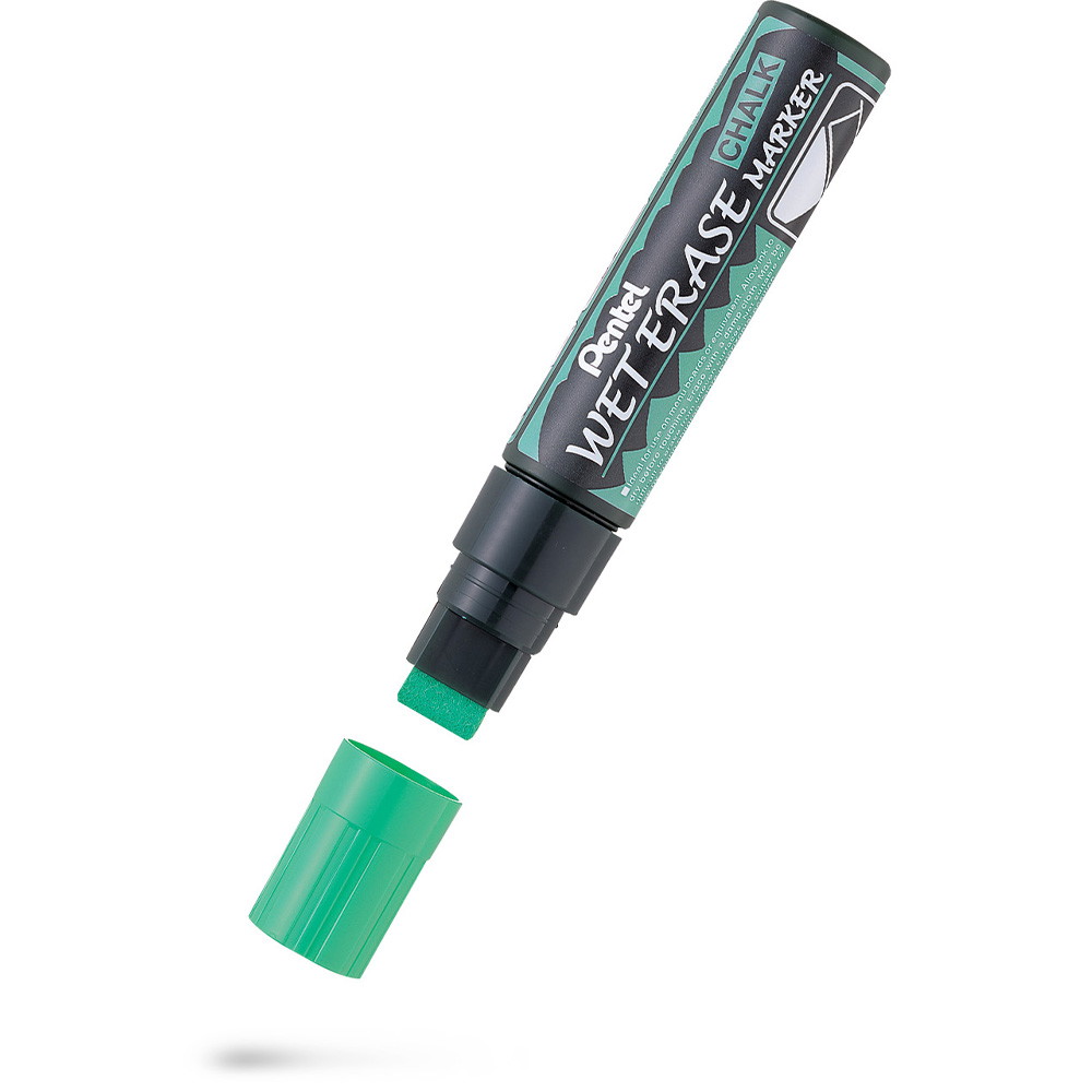 12 x Pentel Wet Erase SMW56 kridtmarker 10-15mm grøn