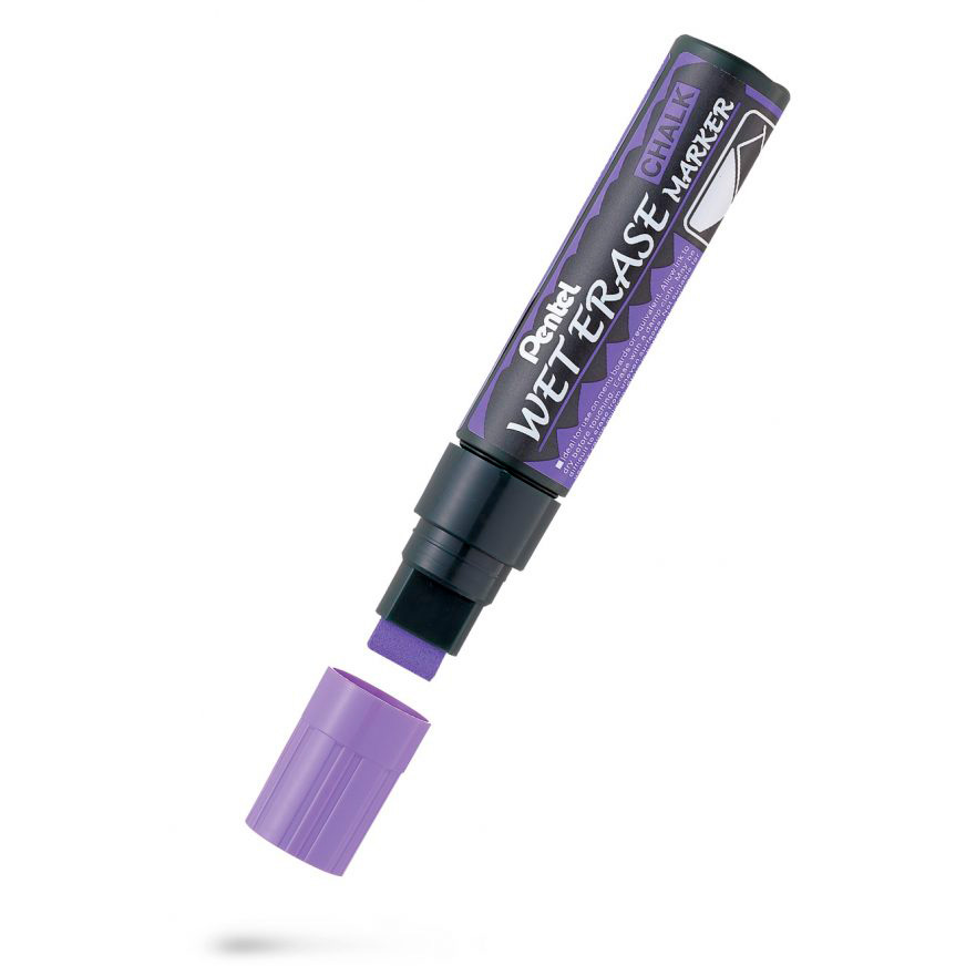 12 x Pentel Wet Erase SMW56 kridtmarker 10-15mm lilla