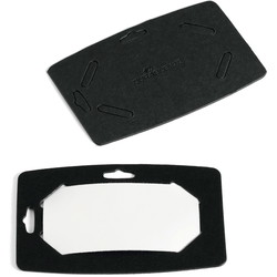 Durable navneskilt 40x75mm sort