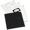 Durable navneskilt 40x75mm sort