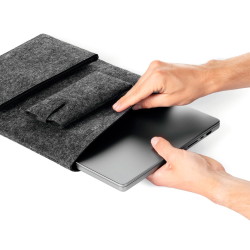 Durable Effect computersleeve 16,4" mørkegrå