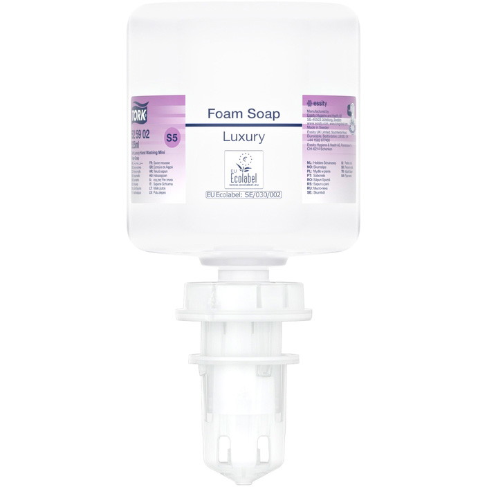 8 x Tork 525902 Luksus skumsæbe S5 525ml