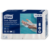 Tork 100889 Xpress Premium håndklædeark 2-lags Z-fold H2